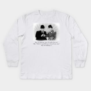 Laurel and Hardy Tee Kids Long Sleeve T-Shirt